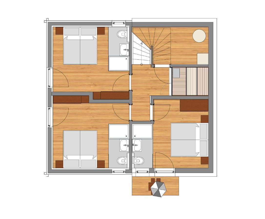 Holzknechthuette Villa Lachtal Kültér fotó