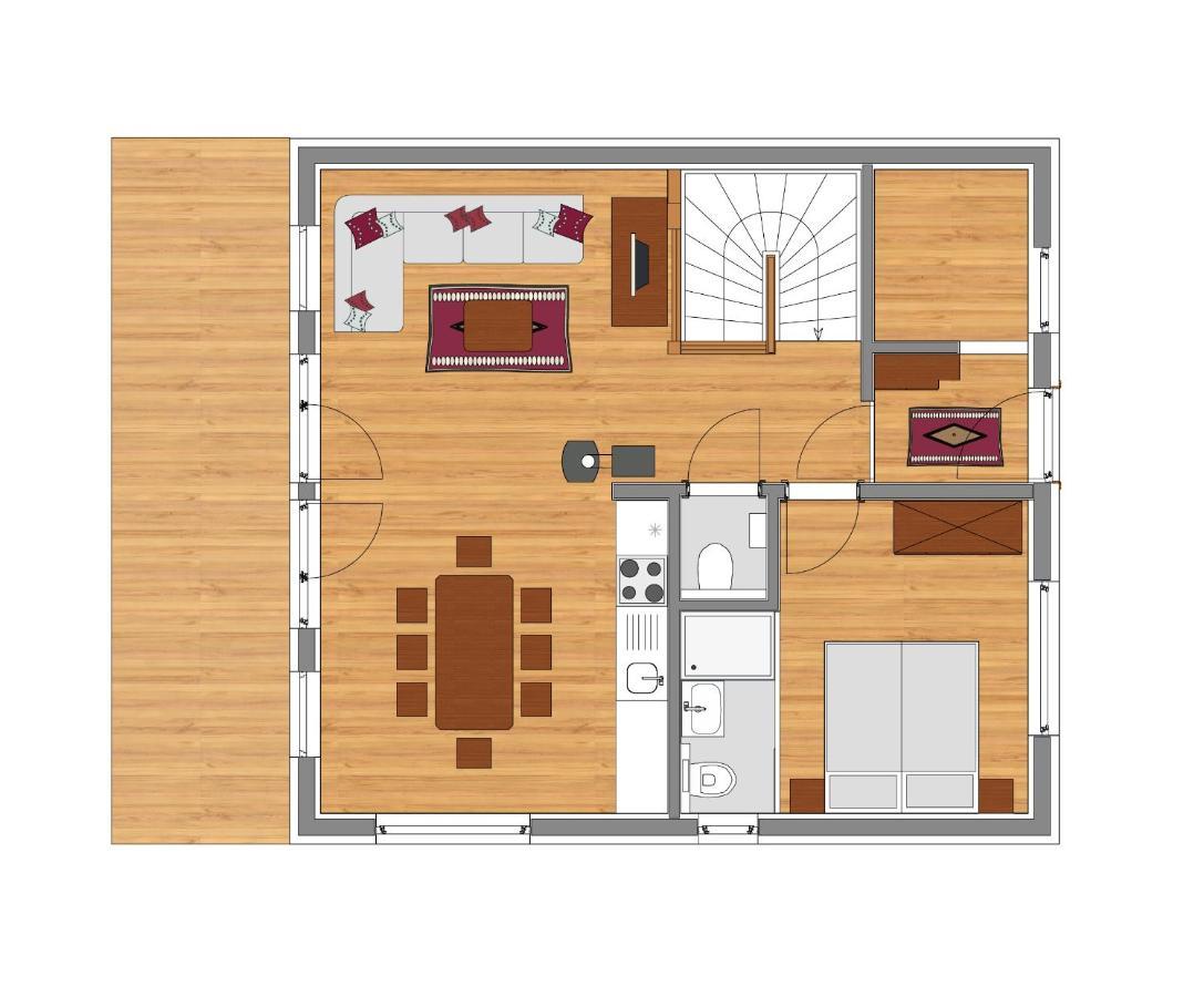 Holzknechthuette Villa Lachtal Kültér fotó